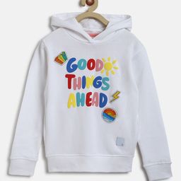 TALES & STORIES Girls Printed Hooded Pullover Sweatshirt-image-18