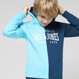Jack & Jones Junior Boys Colourblocked Hooded Pullover-image-46