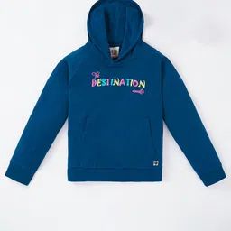 Ed-a-Mamma Girls Printed Hooded Sweatshirt-image-93