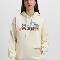 JUNEBERRY Women Printed Hooded Sweatshirt-image-100