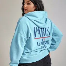 FFLIRTYGO Women Printed Hooded Pullover Sweatshirt-picture-54