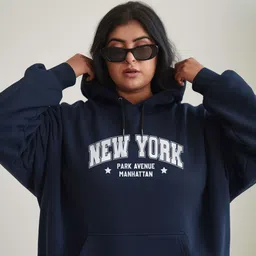 FFLIRTYGO Women Plus Size Printed Hooded Sweatshirt-picture-55