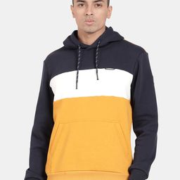 t-base Colourblocked Hooded Cotton Sweatshirt-picture-23