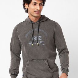 SPYKAR Typography Printed Hooded Sweatshirt-picture-19