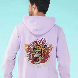 NUSYL Fearless Tiger Printed Hooded Fleece Pullover-picture-42