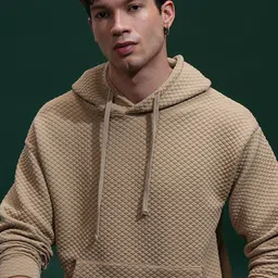 HIGHLANDER Men Self Design Hooded Sweatshirt-image-73