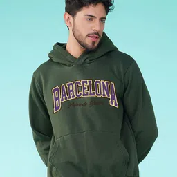 NUSYL Barcelona Printed Hooded Fleece Pullover-picture-45