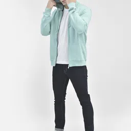 Crimsoune Club Front Open Hooded Sweatshirt-image-48