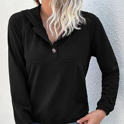 StyleCast Women Hooded Solid Sweatshirt-picture-30