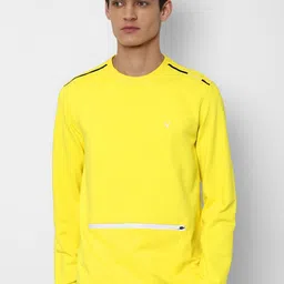 Allen Solly Men Yellow Pure Cotton Sweatshirt-picture-56