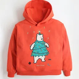 Cherry Crumble Kids Graphic Embroidered Hooded Sweatshirt-35
