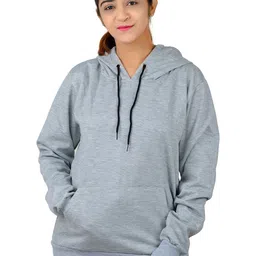 Divra Clothing Unisex Long Sleeves Fleece Hooded Pullover Sweatshirt-picture-7
