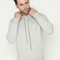 Bonjour Hooded Neck Long Sleeves Cotton Pullover Sweatshirt-image-63