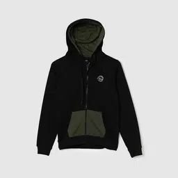 max Boys Hooded Front-Open Sweatshirt-3