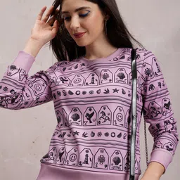 Tokyo Talkies Graphic Printed Pullover-image-30