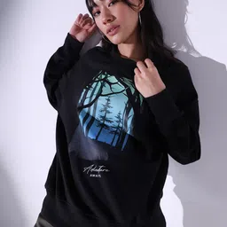 Hubberholme Graphic Printed Round Neck Pure Cotton Sweatshirt-picture-22