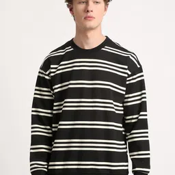 THE BEAR HOUSE Striped Pullover Sweatshirt-image-29