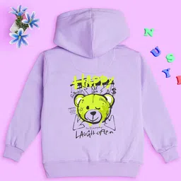 NUSYL Kids Typography Printed Hooded Sweatshirt-picture-17