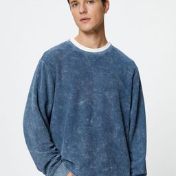 Koton Round Neck Pure Cotton Pullover Sweatshirt-picture-35