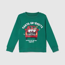 max Boys Graphic Printed Pure Cotton Sweatshirt-image-125
