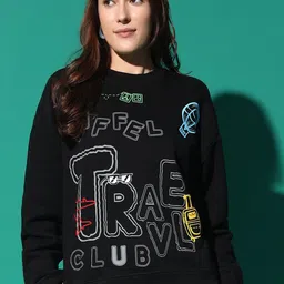 GRIFFEL Women Printed Sweatshirt-image-78