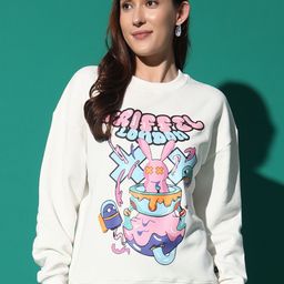 GRIFFEL Women Printed Sweatshirt-image-53