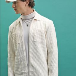 HIGHLANDER Self Design Full Zip Oversized Front-Open Sweatshirt-picture-16