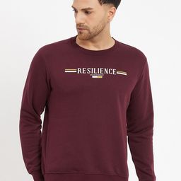 Duke Typography Printed Round Neck Fleece Sweatshirts-image-78