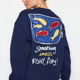 Trendyol Graphic Printed Sweatshirt-image-86