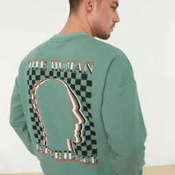 Trendyol Graphic Printed Pullover Sweatshirt image 1