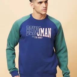 Being Human Men Printed Sweatshirt-image-96