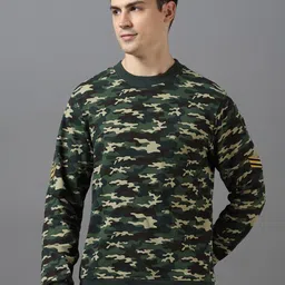 Urbano Fashion Men Camouflage Print Sweatshirt-picture-31