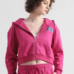 ONLY Hooded Cotton Sweatshirt-image-55