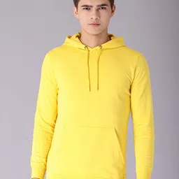 Snitch Men Yellow Hooded Sweatshirt-picture-1