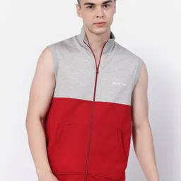 Kalt Colourblocked Kangaroo Pocket Fleece Sweatshirt-picture-20