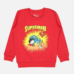 Bodycare Kids Boys Superman Printed Fleece Sweatshirt-image-89