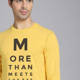 Free Authority Men Yellow Minions Printed Sweatshirt-image-58