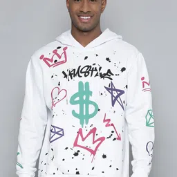 WAIMEA Abstract Printed Hooded Sweatshirt-image-38