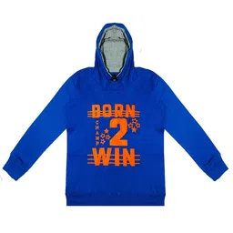 BAESD Boys Typography Printed Hooded Pure Cotton Pullover-picture-40
