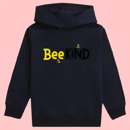 BAESD Kids Typography Printed Hooded Fleece Sweatshirt-picture-36