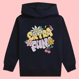 BAESD Girls Extra Fun Printed Hooded Fleece Pullover-picture-35