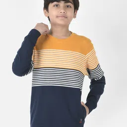 Crimsoune Club Boys Cotton Striped Sweatshirt-picture-12