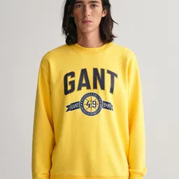 GANT Men Yellow Printed Sweatshirt-picture-28