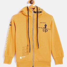 Duke Boys Yellow Printed Hooded Sweatshirt-image-92
