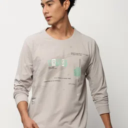 SHOWOFF Typography Printed Pullover Cotton Sweatshirt-image-7