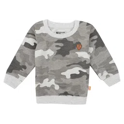 Bodycare Kids Boys Grey Camouflage Printed Sweatshirt-image-60