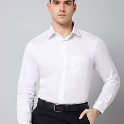 Cantabil Spread Collar Comfort Cotton Formal Shirt-picture-24