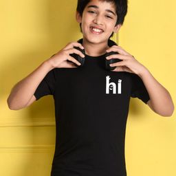 NUSYL Boys Black T-shirt-image-10