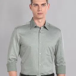 AD By Arvind Spread Collar Cotton Classic Shirt-image-73