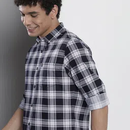 The Indian Garage Co Men Checked Casual Shirt-image-25